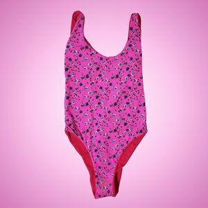 Maaji Pink Floral One Piece Swimsuit